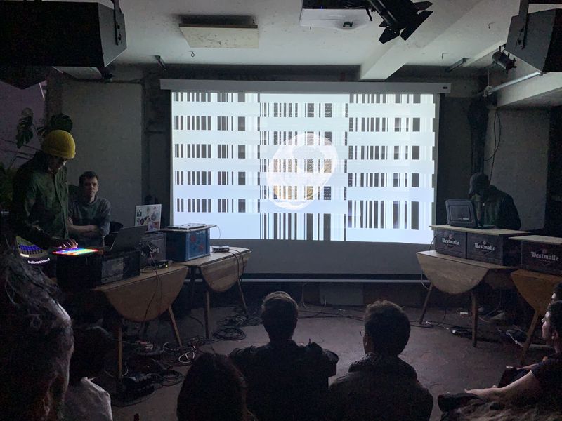 Algorave Cafe Oto. Photo by Seth De Silva