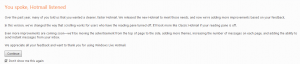 Hotmail catches up to GMail
