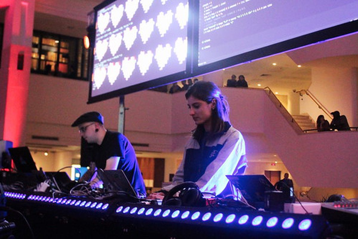 Late at the Library: Algorave