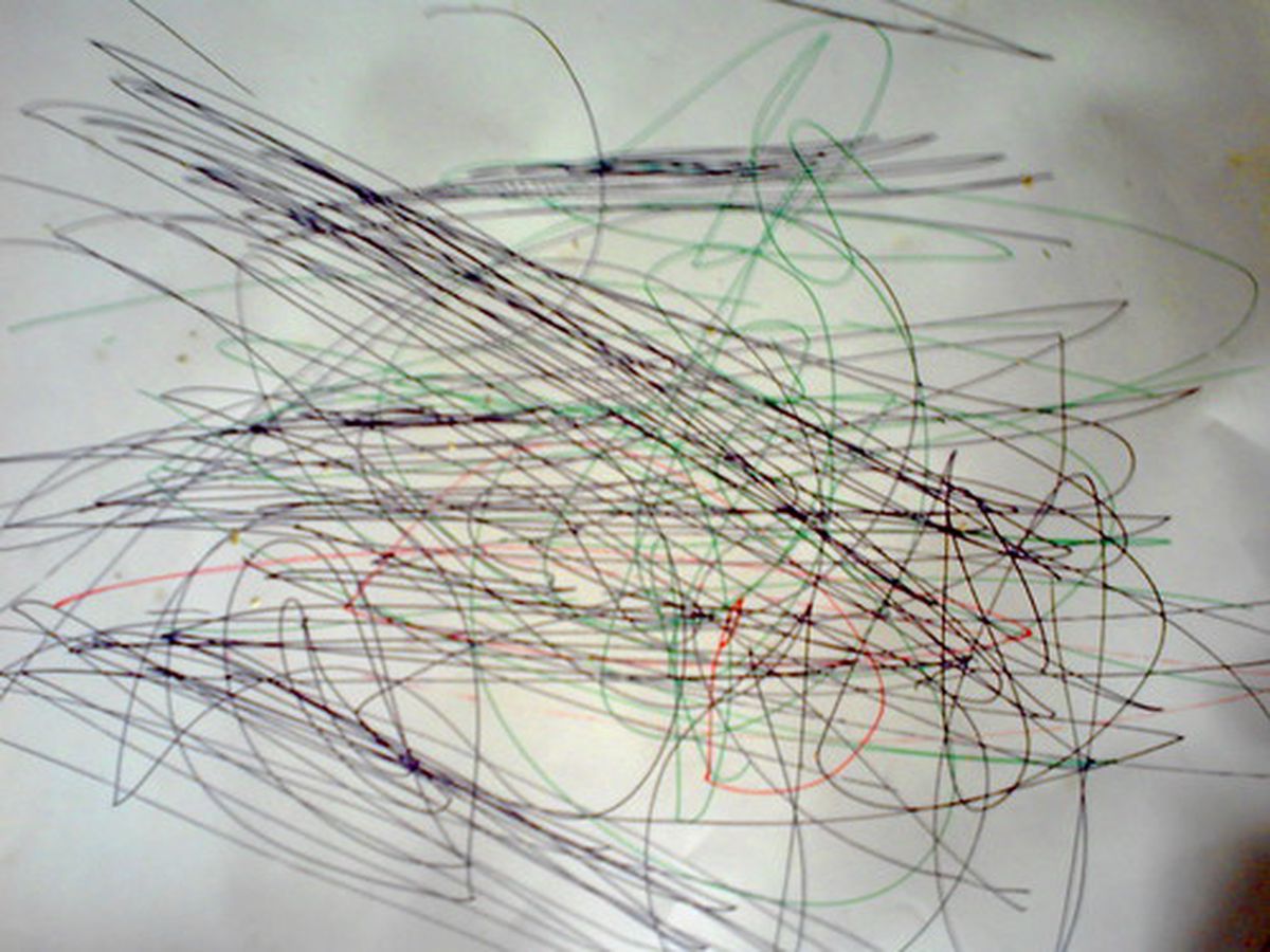 Rhythmic scribbles (by hellocatfood)
