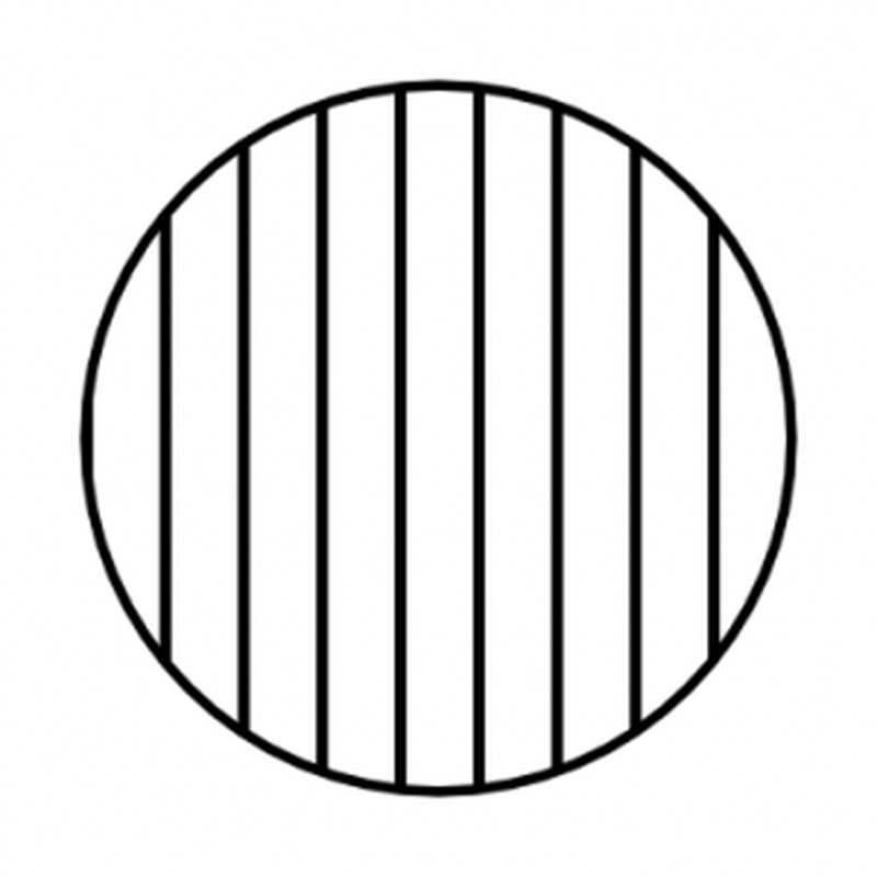 Segments go vertically