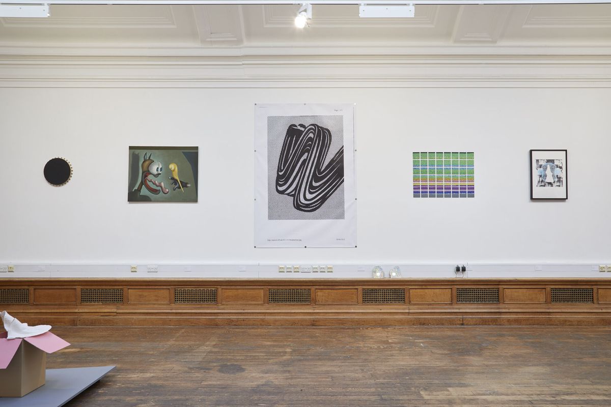 Installation view at Ikon Gallery at Medicine Bakery and Gallery, photo by Stuart Whipps
