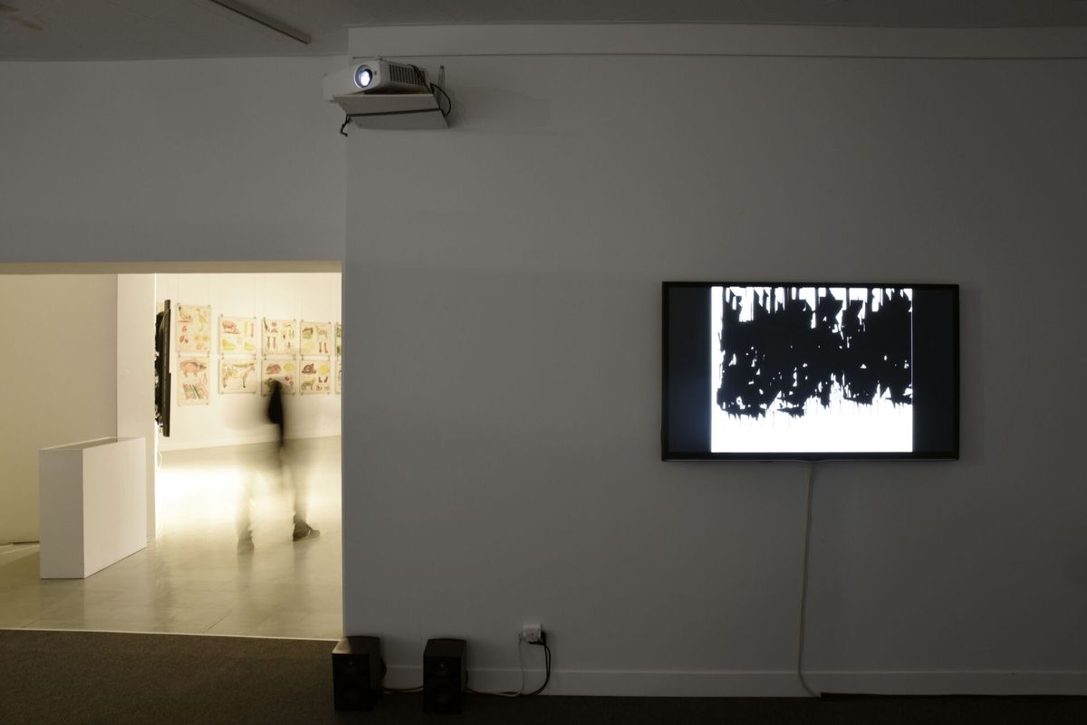 Installation view at Festival Gamerz, photo by Luce Moreau