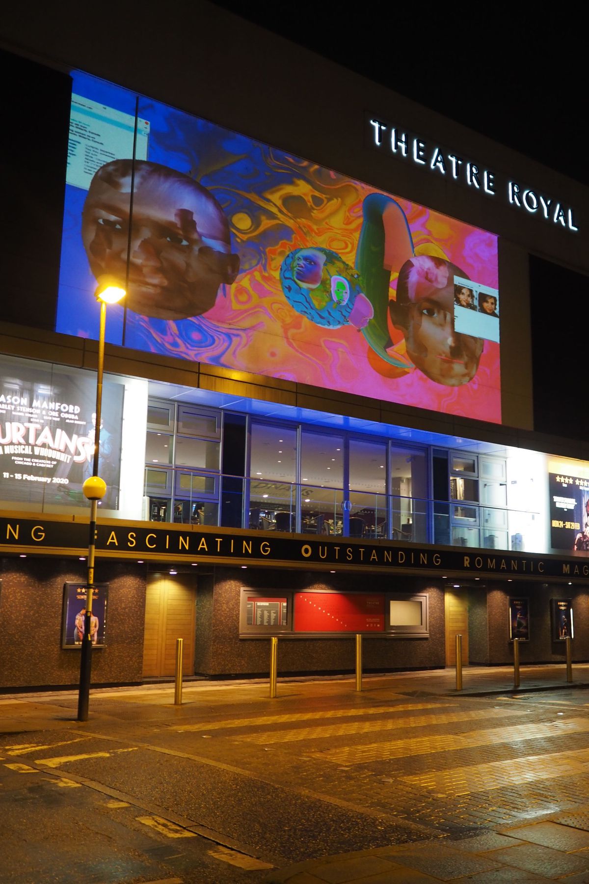 Installation view at Norwich Theatre Royal