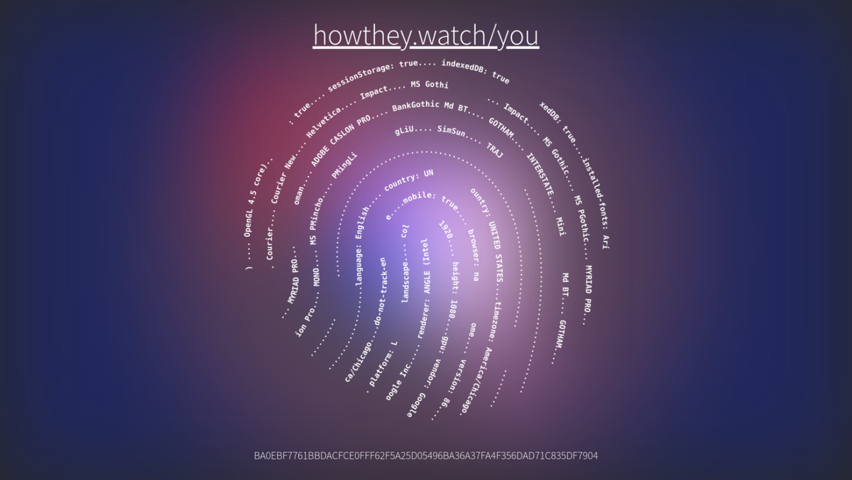 Nick Briz - howthey.watch/you