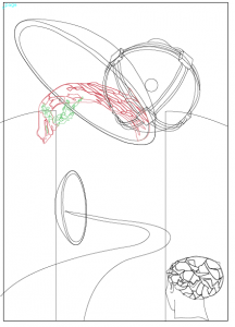 Progress shot of my work for BVAC exhibition