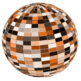 Your finished disco ball!