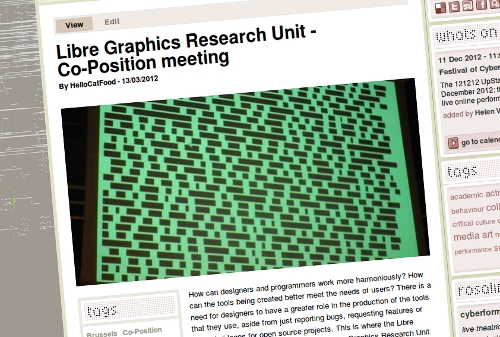 Libre Graphics Research Unit on Furtherfield